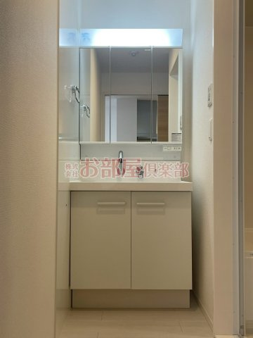 パークハイム上津の洗面所|脱衣スペースもあります