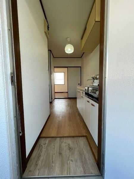 コーポシングルの玄関