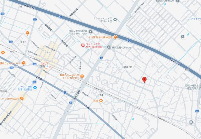 【地図】 | 加古川市東神吉町西井ノ口（全２）土地2号地