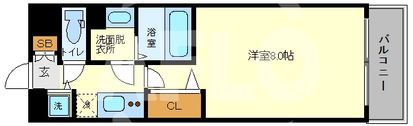 Luxe海老江Ⅱの間取り|Luxe海老江II（ラグゼ海老江II）　間取り