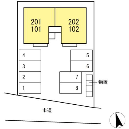オンディーヌの区画図
