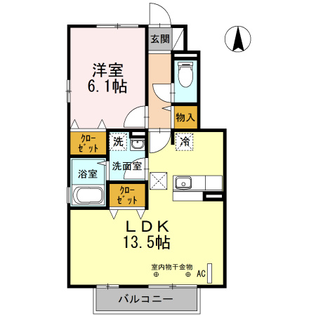 ボヌール Ｂの間取り