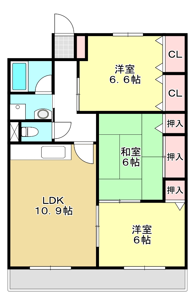 サンパレスの間取り