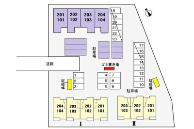 【駐車場】 | オーバーフォレストⅠ