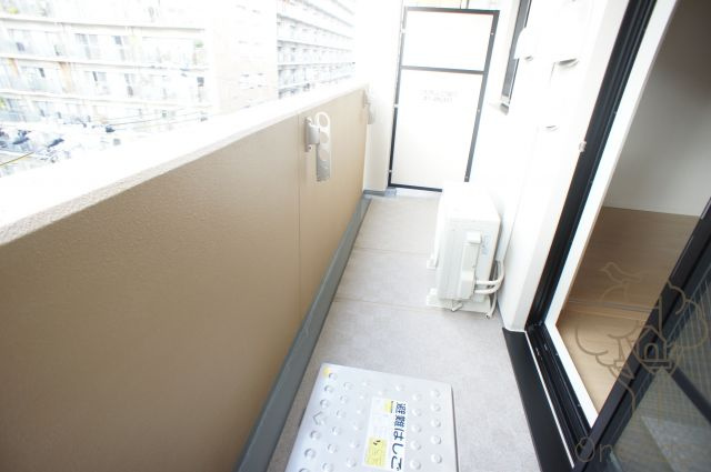 シャンテ与力町のバルコニー
