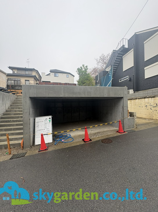 藤沢市渡内　新築戸建　全２棟２号棟の外観|外はこのようになっています