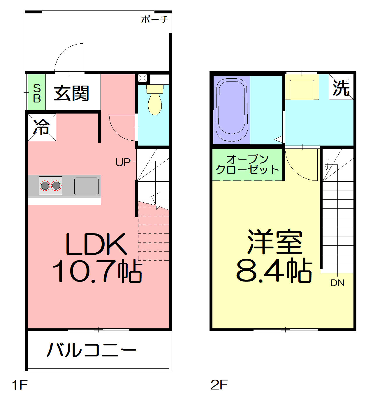 フォルストヴィラ鵠沼の間取り