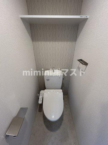 大阪市港区市岡１丁目の賃貸マンションのトイレ