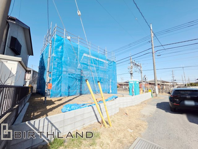 新築戸建・新築建売　館林市小桑原町第3　第六小学校・第三中学校の前面道路含む現地写真