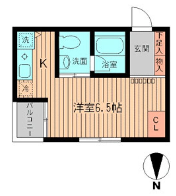 ＮＥＲＶ西早稲田(ヌーヴ西早稲田)の間取り|ワンルームのお部屋★
