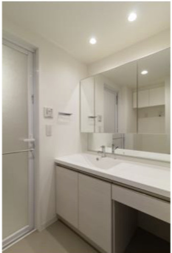 ファレール笹塚の洗面所