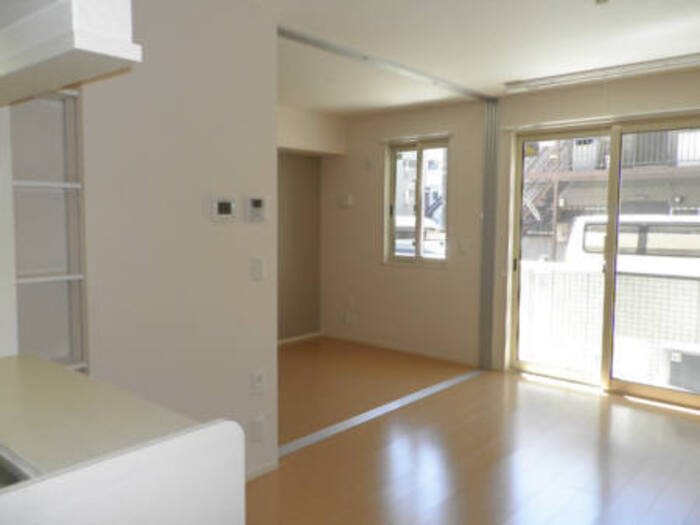 のアパートの居間・リビング