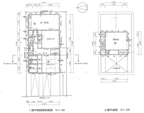 【間取り】 | 新潟市北区松浜６丁目　売家