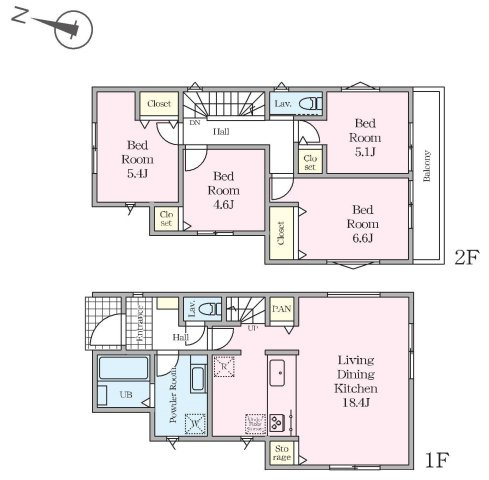 【横浜市旭区三反田町202全3棟新築戸建て】★仲介手数料無料★（市沢小学校・左近山中学校）
