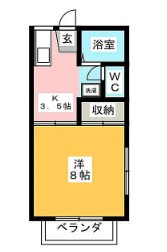 宇都宮市　1棟アパートの間取り
