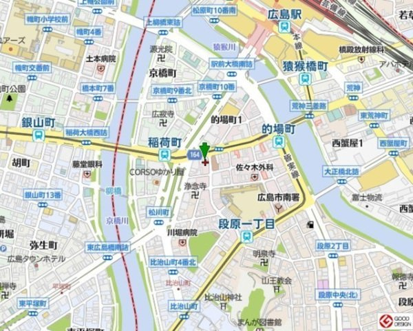 ウイング金屋町ステーションサイドの地図