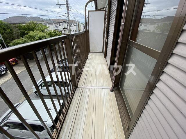 シャトーナカノのバルコニー