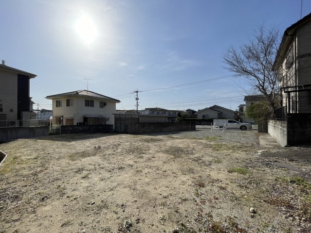 上津町土地の外観
