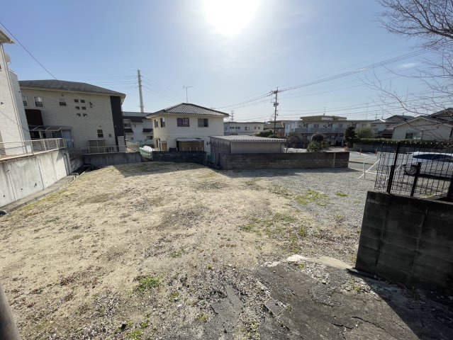 上津町土地の外観