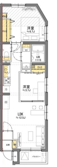 【間取り】 | TASUKI RICHESSE SHIN-NAKANO