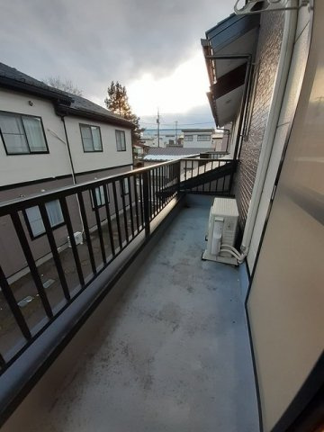 ニューシティ藤澤Ａ棟のバルコニー