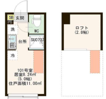 【間取り】 | Earthling Regidence