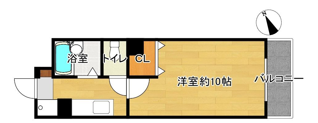 UハイムM96の間取り