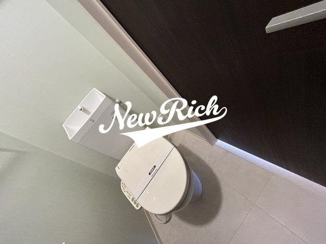 伊勢崎市境伊与久のアパートのトイレ