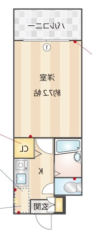 ピュア七隈の間取り