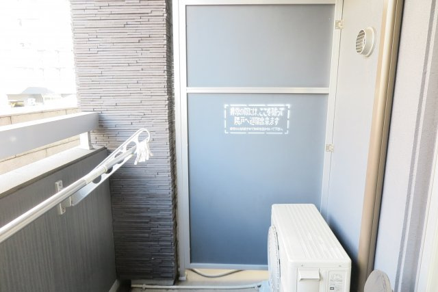 プロシード難波ディオスのバルコニー