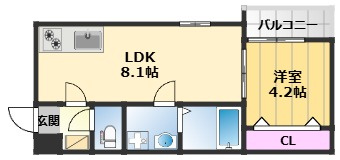 【間取り】 | KS NORTH PLASE
