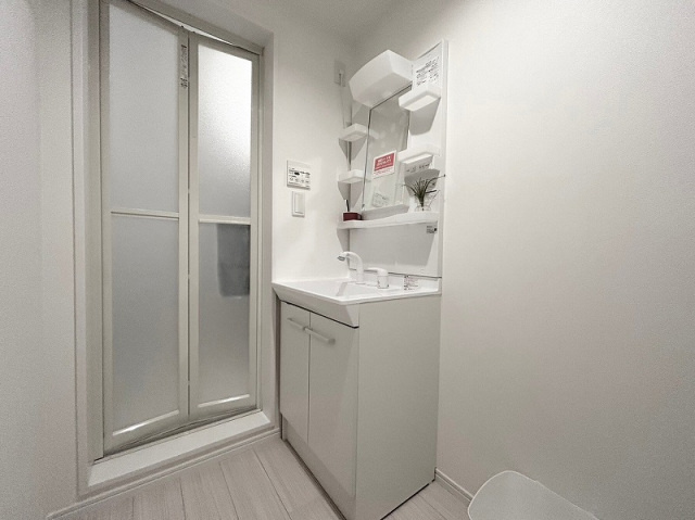 エクシア久留米大学駅前の洗面所|明るい洗面スペースです★