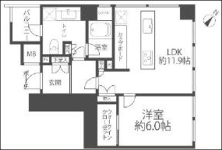 Majes Tower 六本木の間取り