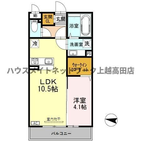 グランコンフォート Ｃの間取り|間取図