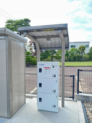 ハマメリースの駐車場