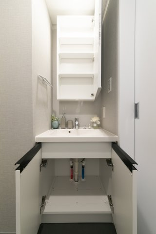 プラウドフラット浅草の独立洗面台