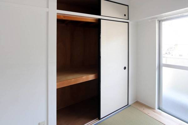ビレッジハウス草部6号棟の収納|モデルルームの写真です
