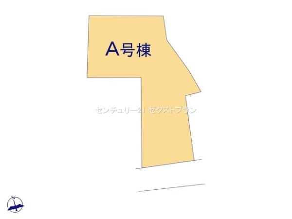 高崎市倉賀野町A号棟の区画図|区画図