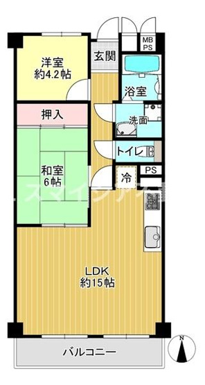 【間取り】 | 枚方ハイツ　7号棟
