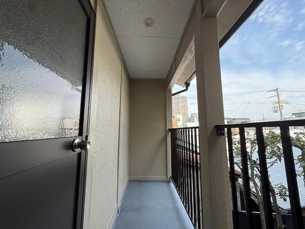 【バルコニー】 | 大阪市城東区諏訪2丁目　中古テラスハウス