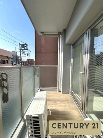 エスリード大阪リブレのバルコニー|広々バルコニー！