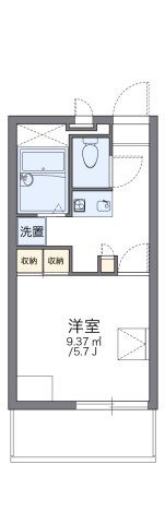 レオパレスプレンティ鳳の間取り