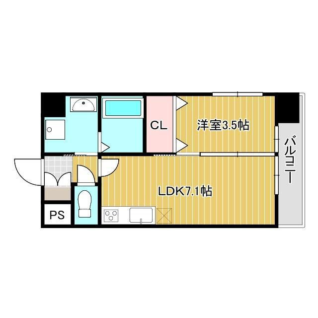 アンフィニⅩⅦマローネの間取り