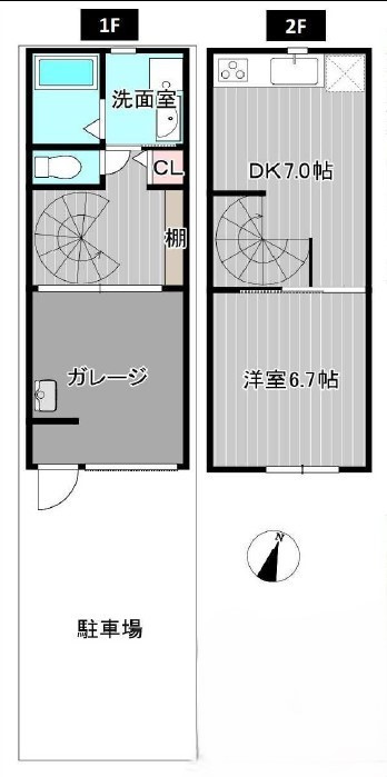 大阪市旭区大宮3丁目　新築戸建の間取り