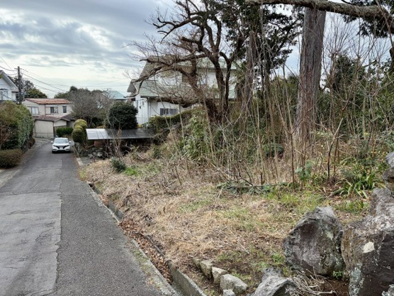 【前面道路含む現地写真】 | 大室高原別荘地　売地