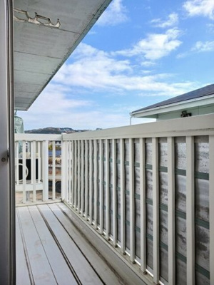 【バルコニー】 | シティハイツ新地 | お洗濯にも便利なバルコニー付き