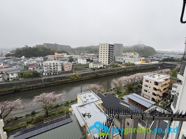 藤沢東急ドエルオークスの展望|撮影日は雨天でしたが、眺めの良いお部屋です