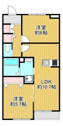 コンフォルトの間取り