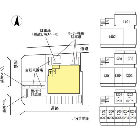ＣＡＳＡ９４の区画図