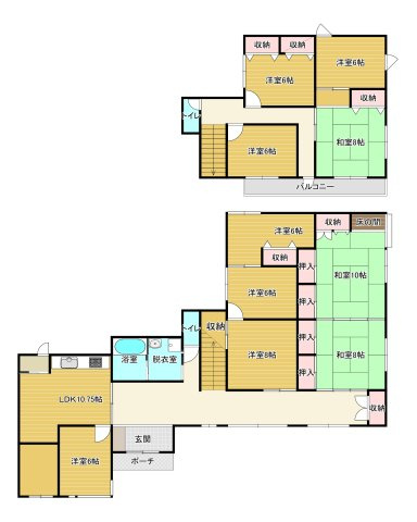花巻市中根子字明堂　土地建物
